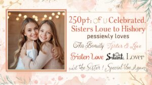250+ sister captions for Instagram to make your posts glow with love