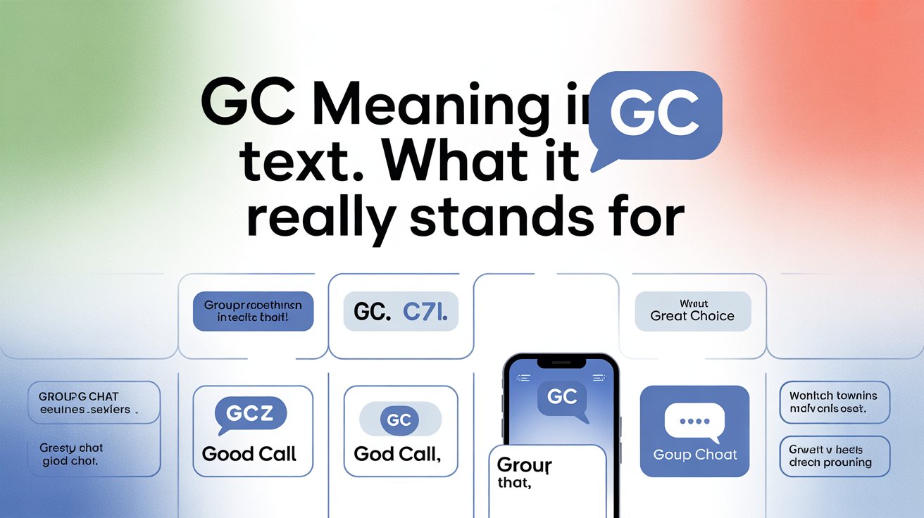 GC Meaning in Text What It Really Stands For