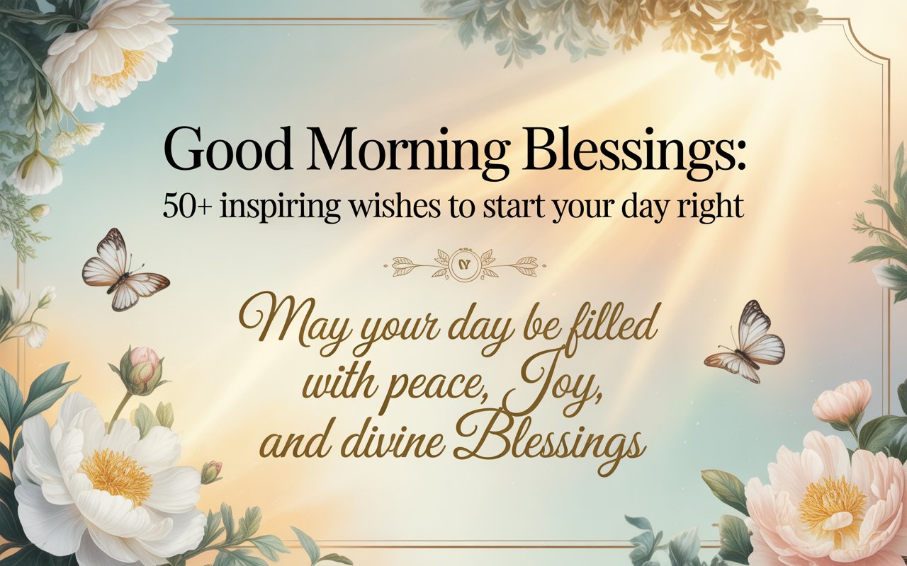Good Morning Blessings: 50+ Inspiring Wishes to Start Your Day Right
