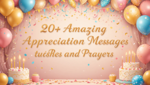 20+ Amazing Appreciation Messages for Birthday Wishes and Prayers