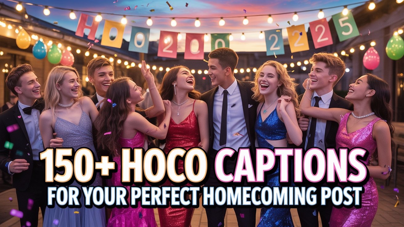 150+ Hoco Captions for Your Perfect Homecoming Post