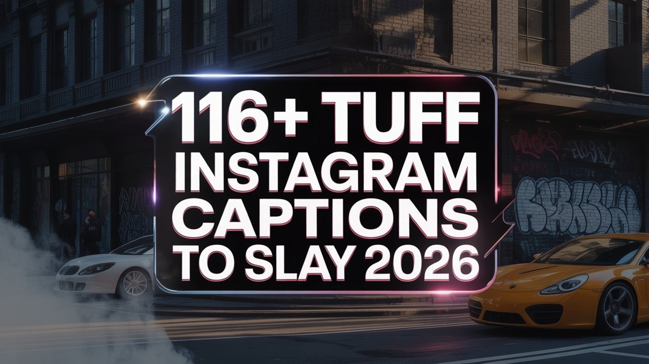116+ Tuff Instagram Captions to Slay 2026