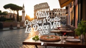 🇮🇹✨ 144+ Italy Captions and Quotes to Capture La Dolce Vita in 2026 🍷🍕🌅