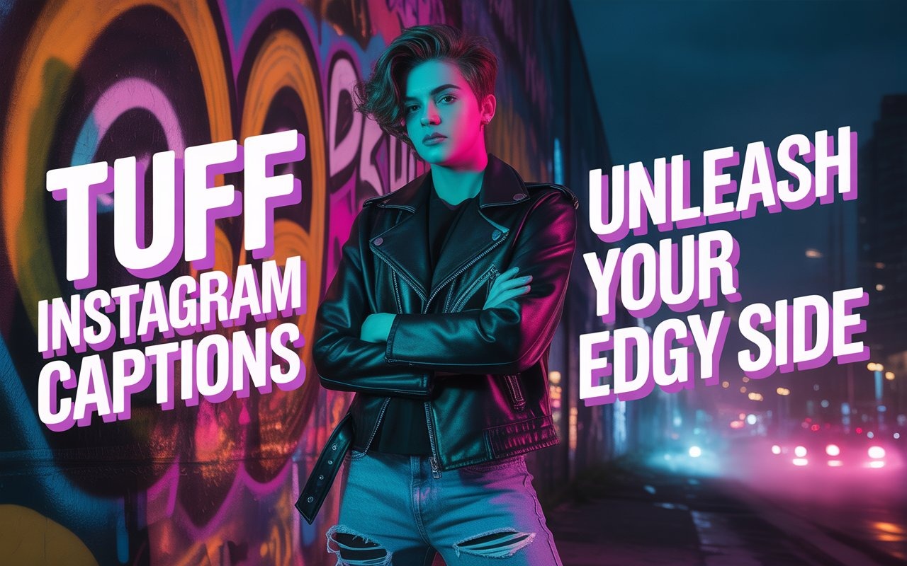 Tuff Instagram Captions Unleash Your Edgy Side