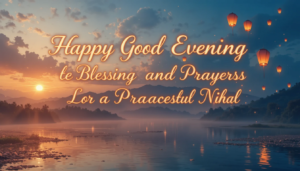 Happy Good Evening Blessings and Prayers for a Peaceful Night