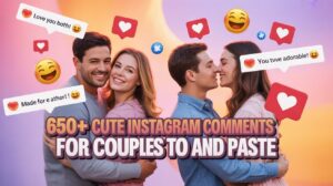 650+ Cute Instagram Comments for Couples to Copy and Paste
