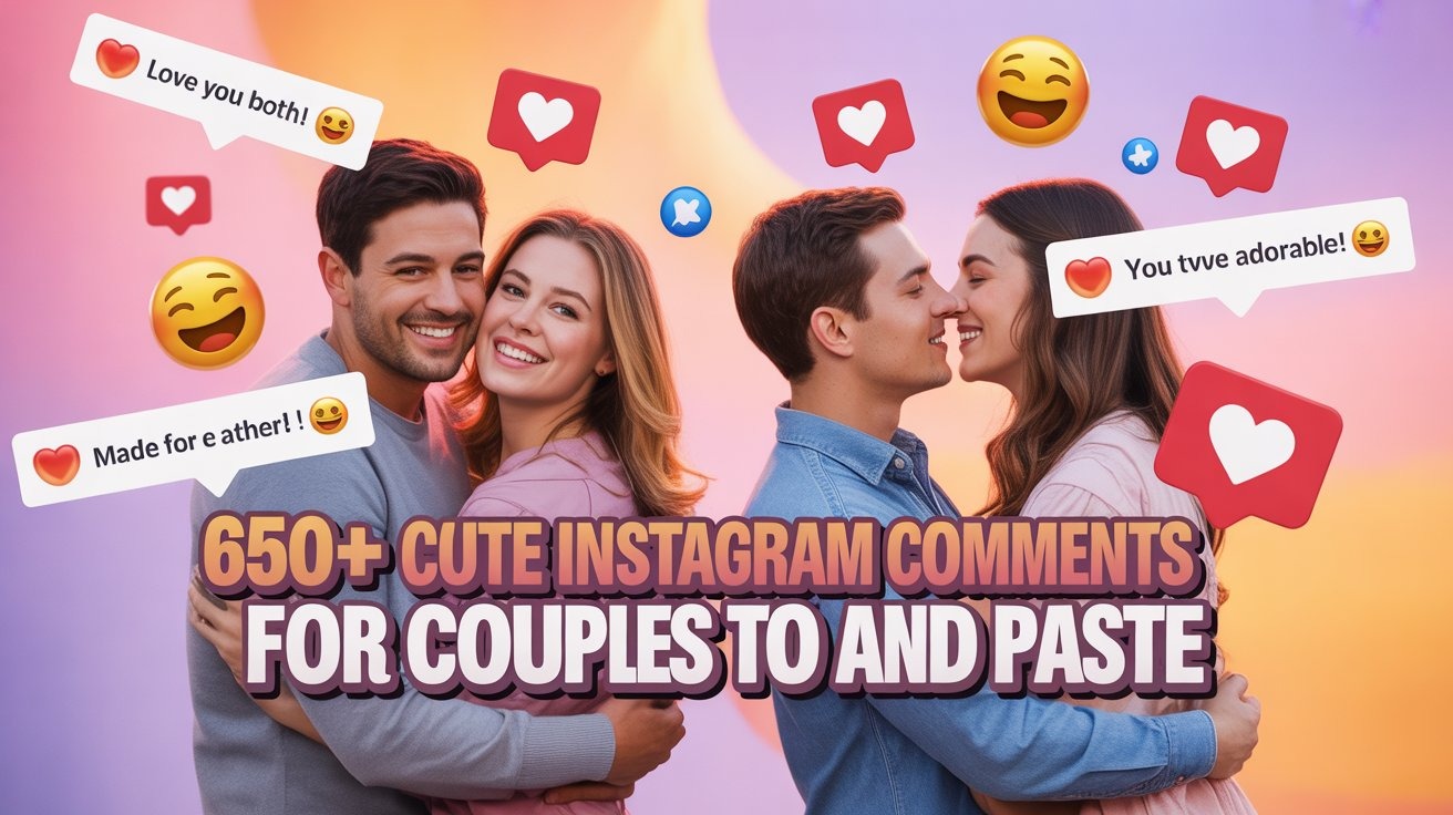 650+ Cute Instagram Comments for Couples to Copy and Paste